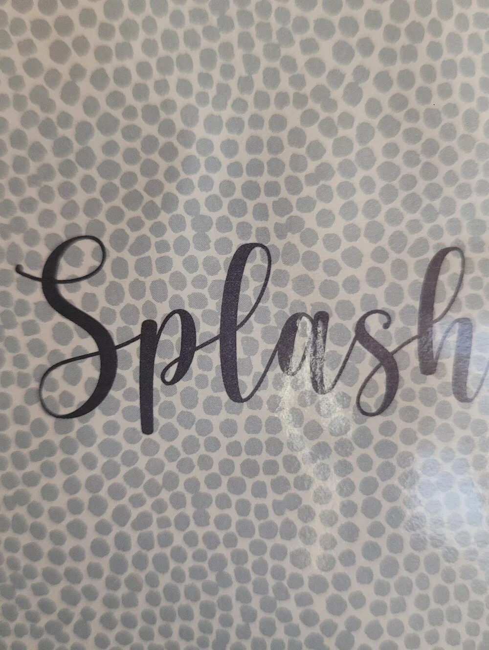 Shiraleah Blue and White Polka Dot Shower Curtain 